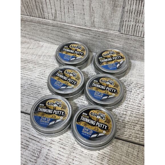 (6) Crazy Aarons Putty Peel Reveal Mini Treasure 2" 0.46oz - Picture 1 of 5